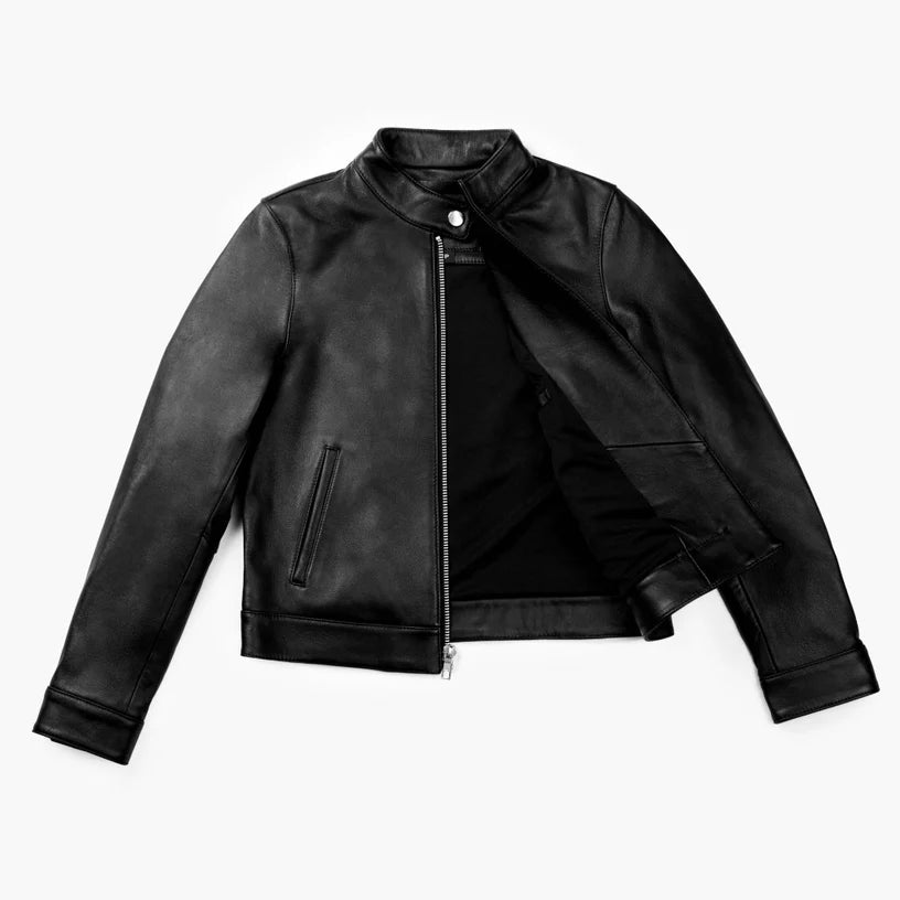 Black Ladies leather Jacket