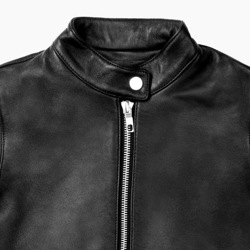 Black Ladies leather Jacket
